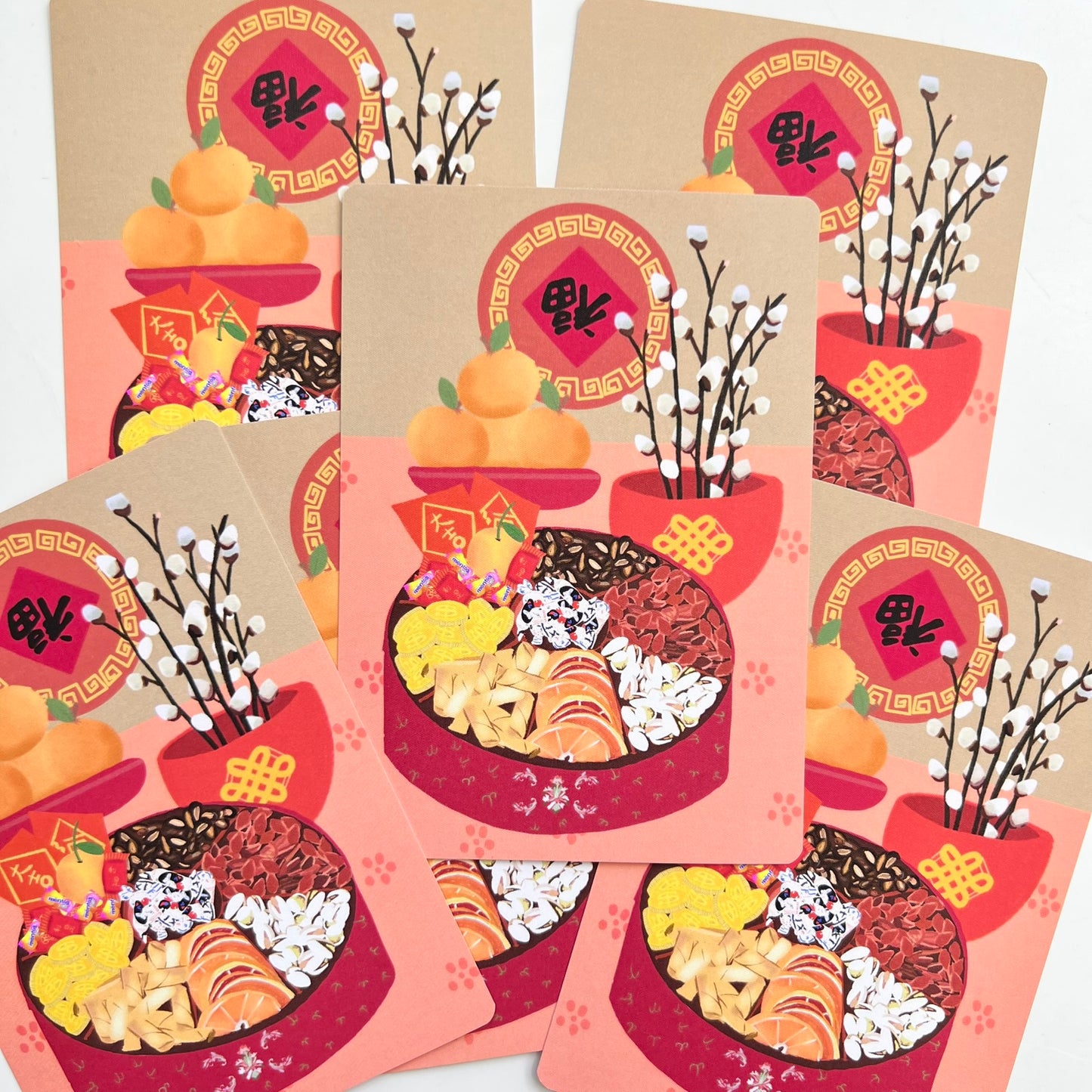 A table for Good Luck | Postcard