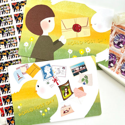 World Post Day Dove Mail | Postcard