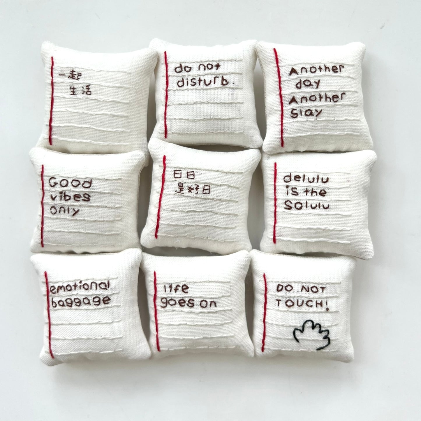 Pocket Note for Gentle Days (Small) | Bag Charm / Keychain