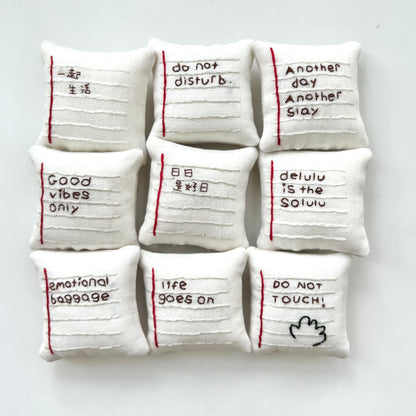 Pocket Note for Gentle Days (Small) | Bag Charm / Keychain