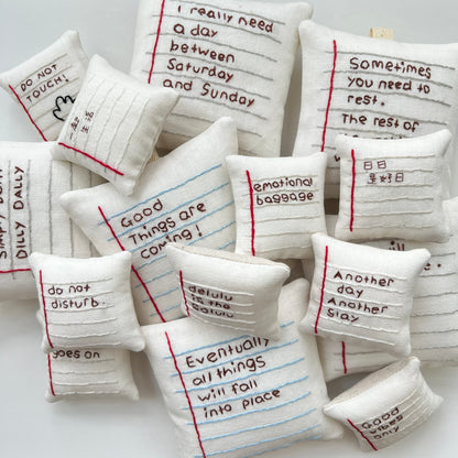 Pocket Note for Gentle Days (Small) | Bag Charm / Keychain