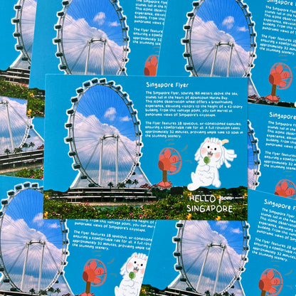 Merlion at Singapore Flyer | Postcard