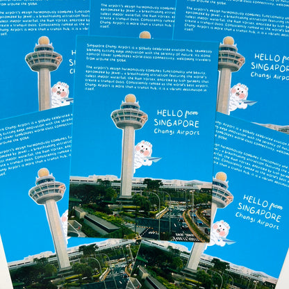 Merlion at Changi Airport | Postcard