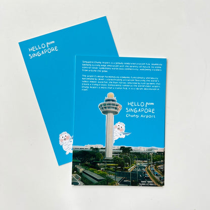 Merlion at Changi Airport | Postcard