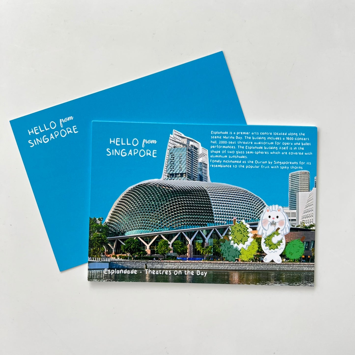 Merlion at Esplanade | Postcard