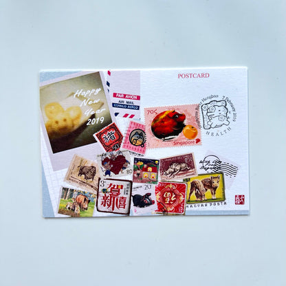 Year Of the Pig Singapore Chinese New Year | Postcard / Maxicard