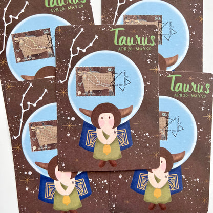 Horoscope Aries Taurus Gemini Cancer | Postcard / Maxicard