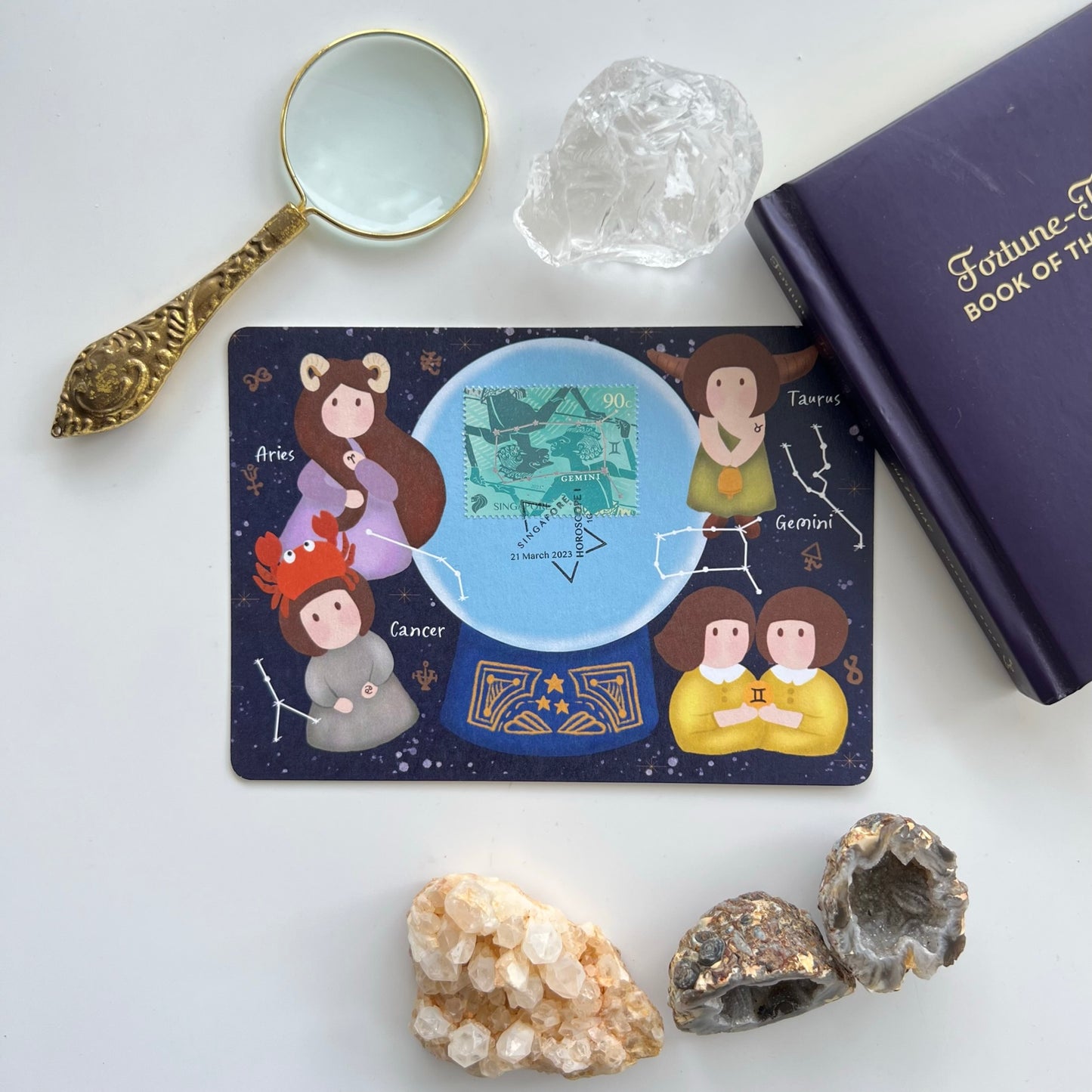 Horoscope Aries Taurus Gemini Cancer | Postcard / Maxicard