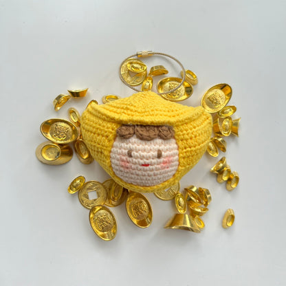 Gold Ingot | Bag Charm / Keychain