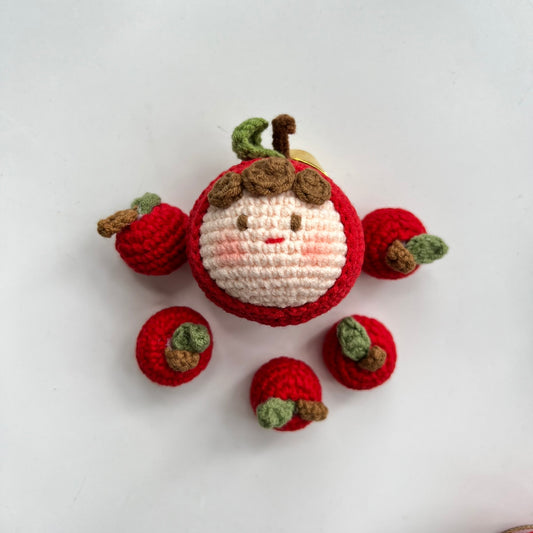 Apple | Bag Charm / Keychain