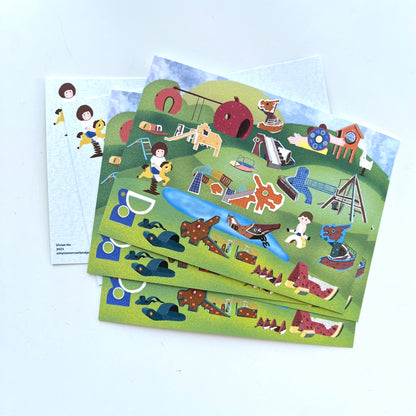 Singapore Old School Playground Map | Postcard