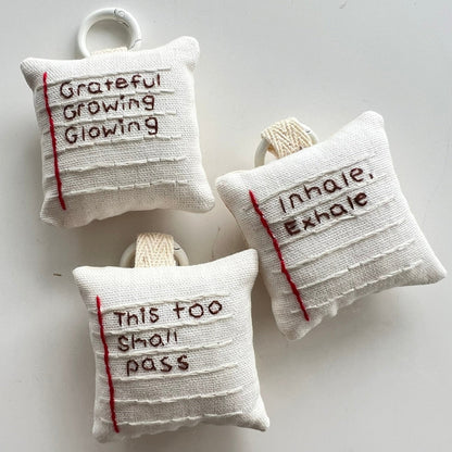 Pocket Note for Gentle Days (Small) | Bag Charm / Keychain