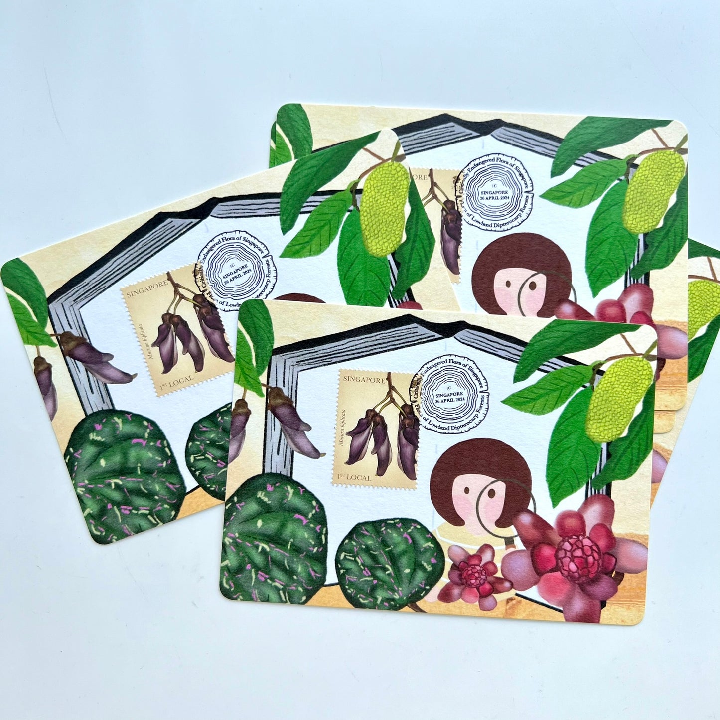 Endangered Flora of Singapore | Postcard / Maxicard