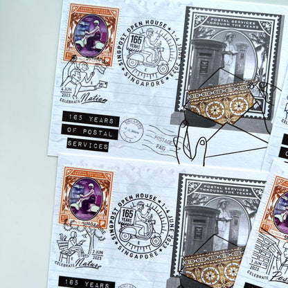 Singapore 165 Years of Postal Service | Postcard / Maxicard