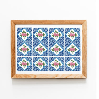 Peranakan Tile Print | Art Print
