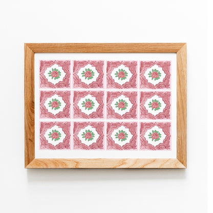 Peranakan Tile Print | Art Print