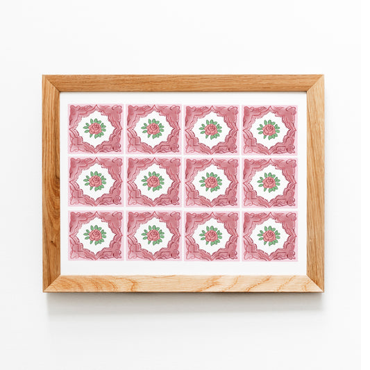 Peranakan Tile Print | Art Print