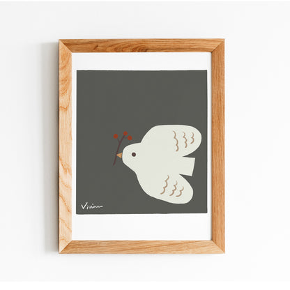 Slow Day Bird | Art Print
