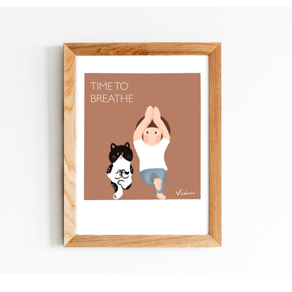 TIme To Breathe 呼吸 | Art Print