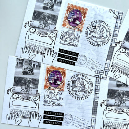 Singapore 165 Years of Postal Service | Postcard / Maxicard